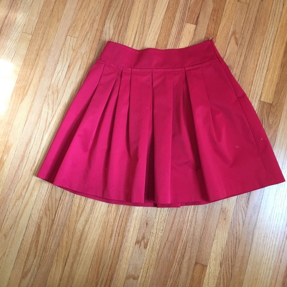 Ann Taylor Dresses & Skirts - Ann Taylor red taffeta skirt